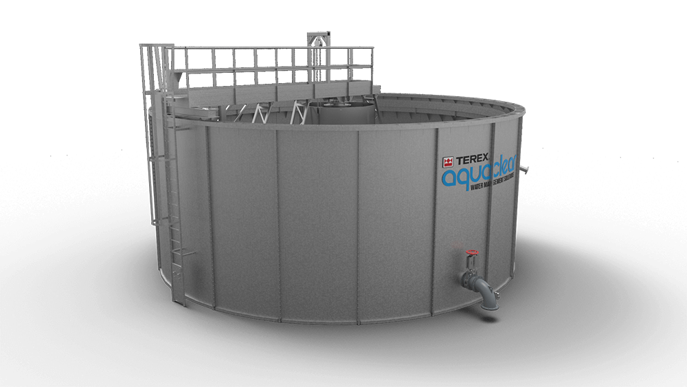 Rake-thickener-tank